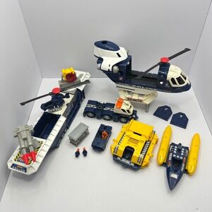 1998 Matchbox Police Command Center Mega Rig Playset Vintage Modular Toy Vintage